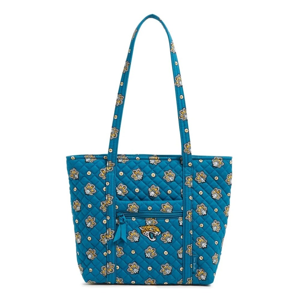 Jacksonville Jaguars Small Tote Bag Vera Bradley Purse Teal Women's NFL Football